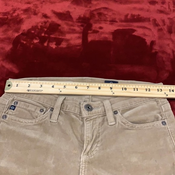 AG The Stevie Slim Straight Corduroy Pants Size 25 - Picture 9 of 12
